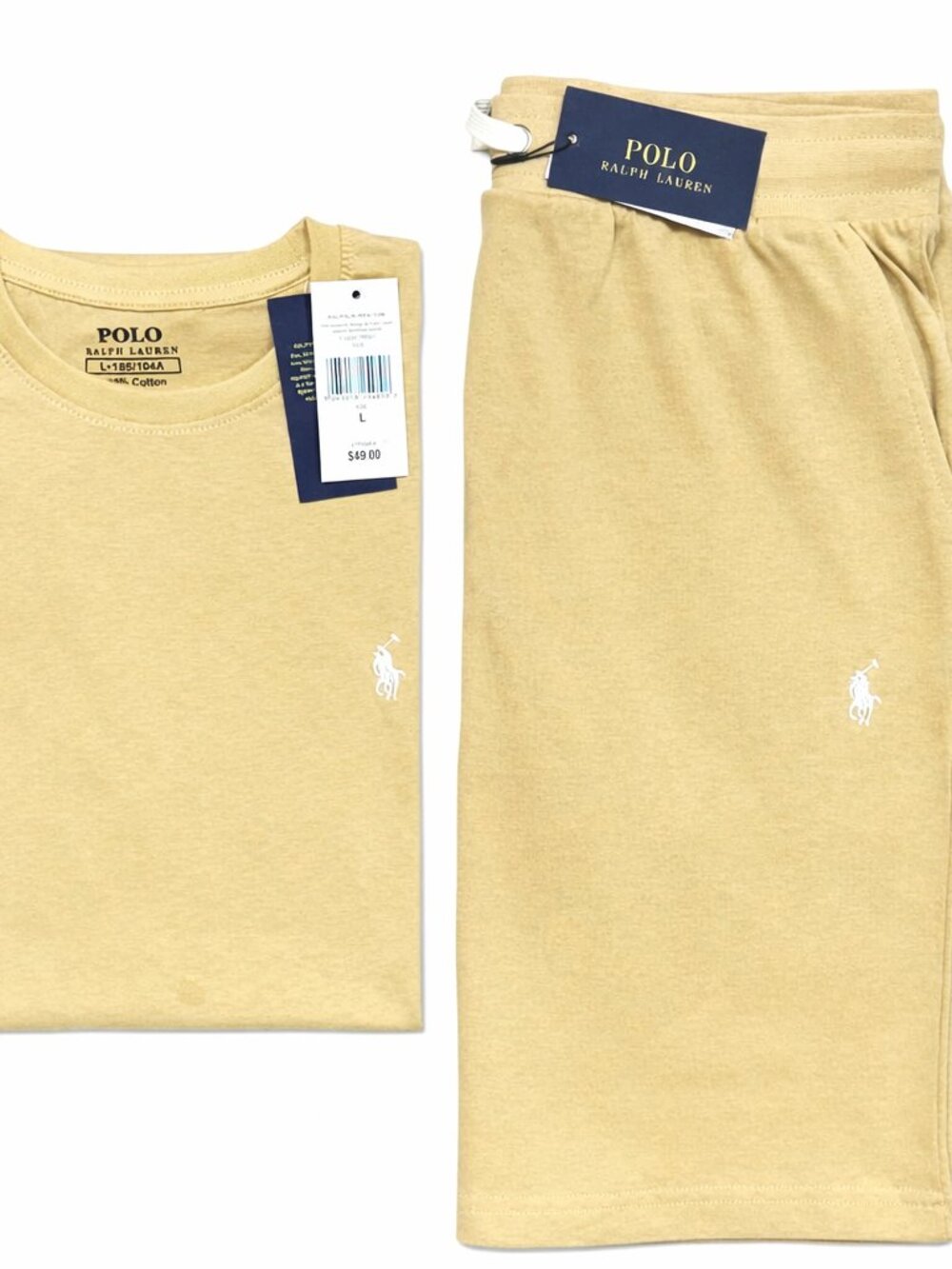Men Ralph Lauren Polo, Tshirt and short set